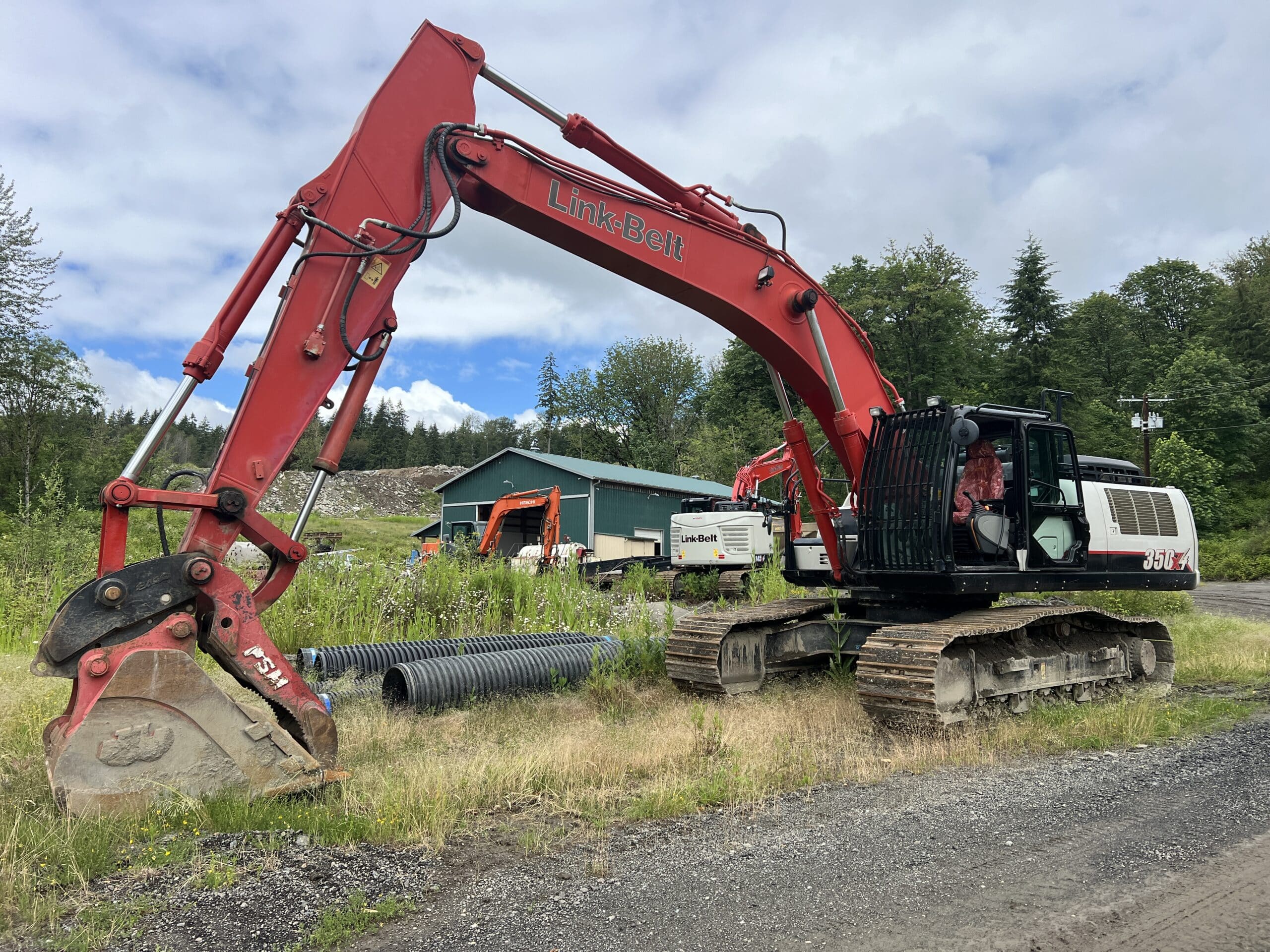 2018 LINKBELT 350X4EX Excavators for sale in Monroe, WA 98272